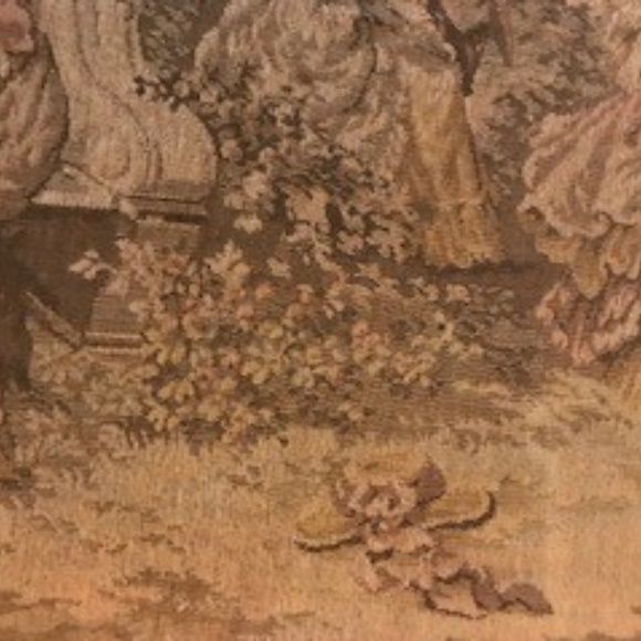 Hand made Vintage Tapestry 1800 - Picture 2 of 4